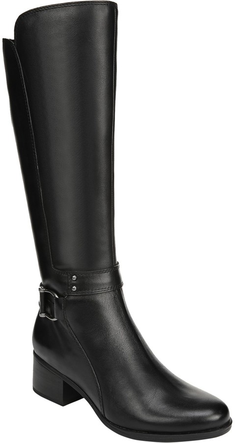 naturalizer kelsey leather tall boots