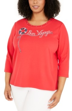 Alfred dunner plus size tops on sale Outlet