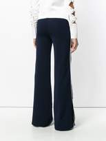 Thumbnail for your product : Victoria Beckham Victoria flared trimmed trousers