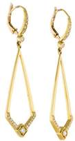 Thumbnail for your product : Penny Preville 18K Geometric Diamond Drop Earrings