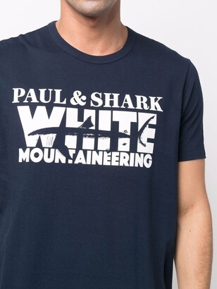 Paul & Shark x White Mountaineering logo-print T-shirt