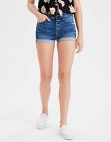 AE button up shorts