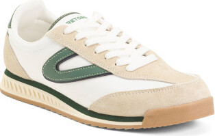 TJMAXX Leather Kristine Retro Jogger Shoes With Suede Accents, Leather/Suede