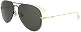 Thumbnail for your product : Gucci Aviator-Style Metal Sunglasses