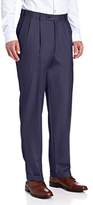 Thumbnail for your product : Louis Raphael Men's Luxe 100% Wool Pleated Dress Pant with Hidden Extension Waist Band