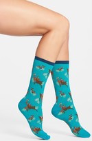 Thumbnail for your product : Hot Sox 'Deer' Crew Socks (3 for $15)