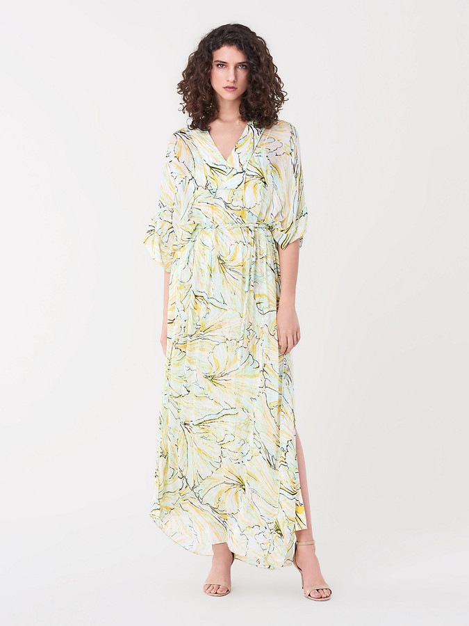 dress kaftan chiffon