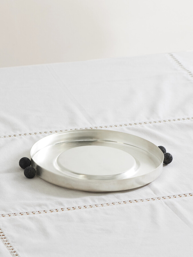 Natalia Criado - Lava Silver-plated Plate - One size