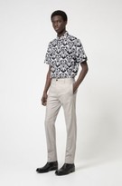 Thumbnail for your product : HUGO BOSS Slim-fit trousers in washed stretch-cotton twill