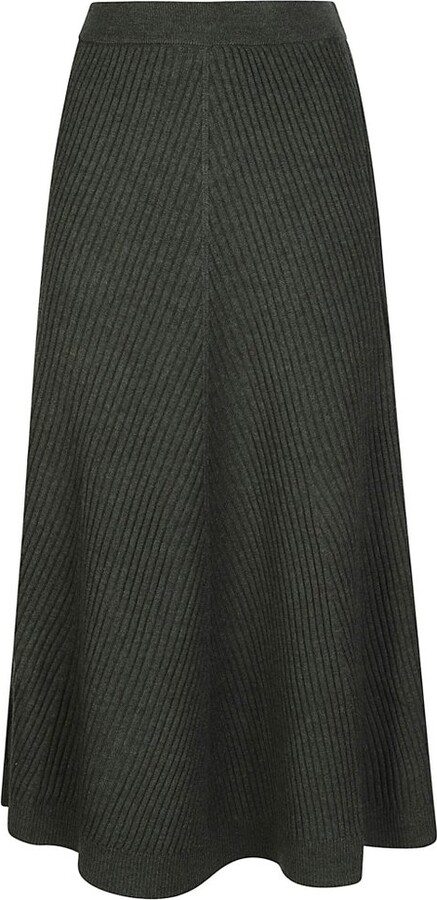 Victoria Beckham Flared Midi Skirt
