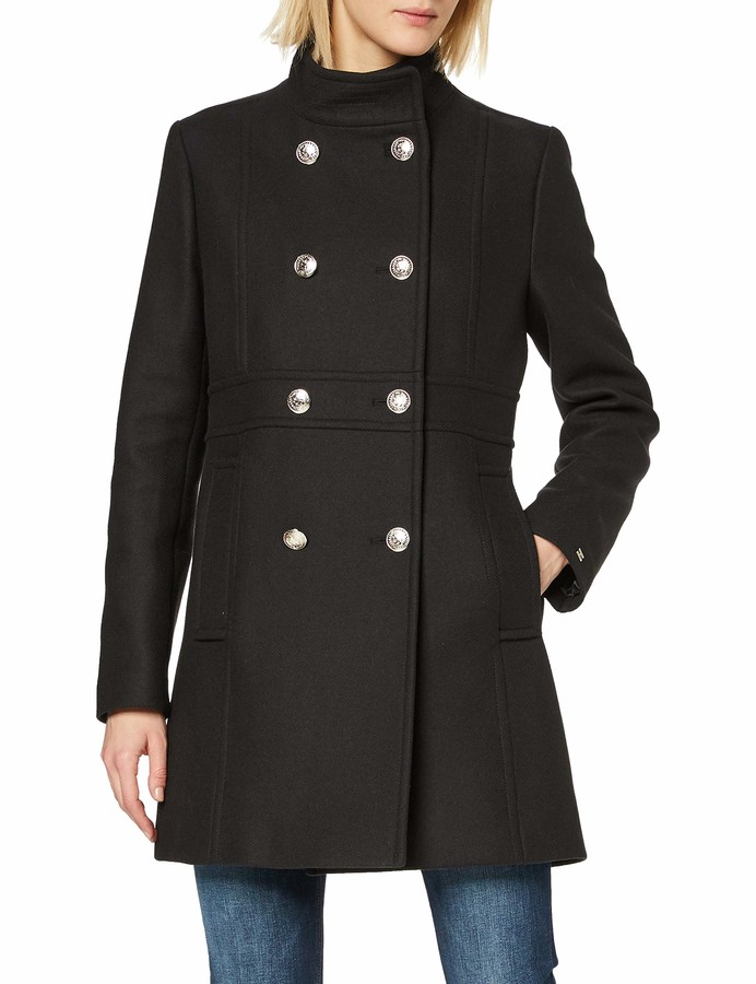 Tommy Hilfiger Women's Belle Wool Blend Funnel Coat - ShopStyle Jackets