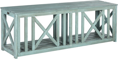 Morgane Solid Wood Cubby Storage Bench