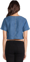 Thumbnail for your product : Funktional Blue Hour Cropped Top