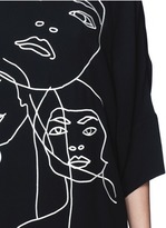Thumbnail for your product : Nobrand Intarsia graphic shift dress