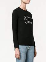 Thumbnail for your product : Bella Freud Je t'aime Jane sweater