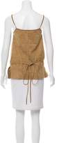 Thumbnail for your product : Barbara Bui Bui by Sleeveless Suede Top