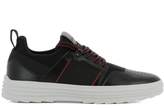 Thumbnail for your product : Hogan Black Fabric Sneakers