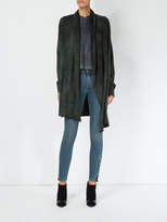Thumbnail for your product : Avant Toi shawl lapel loose-fit cardigan