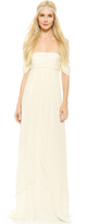 Thumbnail for your product : Rachel Zoe Elle Empire Petal Gown