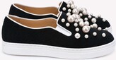 Thumbnail for your product : Charlotte Olympia Alex Pearl Embellished Sneakers