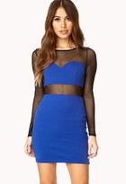 Thumbnail for your product : Forever 21 Daring Mesh Bodycon Dress