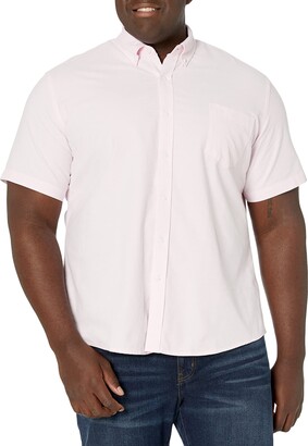 Essentials Men’s Regular-Fit Short-Sleeve Pocket Oxford Shirt 