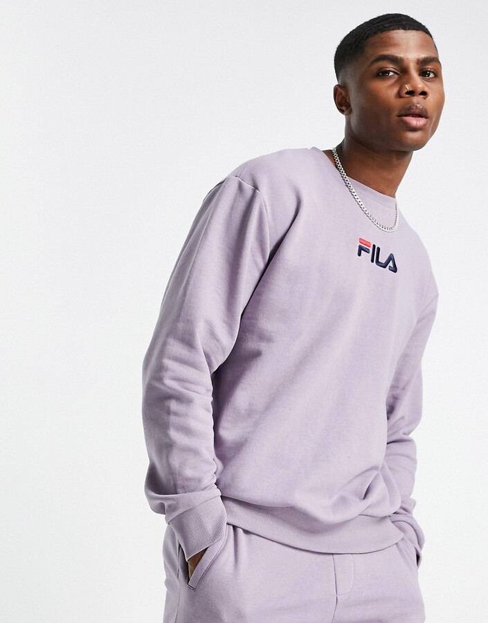 white fila sweatshirt