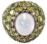 Thumbnail for your product : Roberto Coin Diamond jade 18k white gold ring