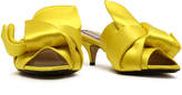 Thumbnail for your product : N°21 N21 Knotted Satin Mules