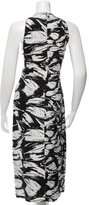 Thumbnail for your product : Yigal Azrouel Abstract Print Midi Dress w/ Tags