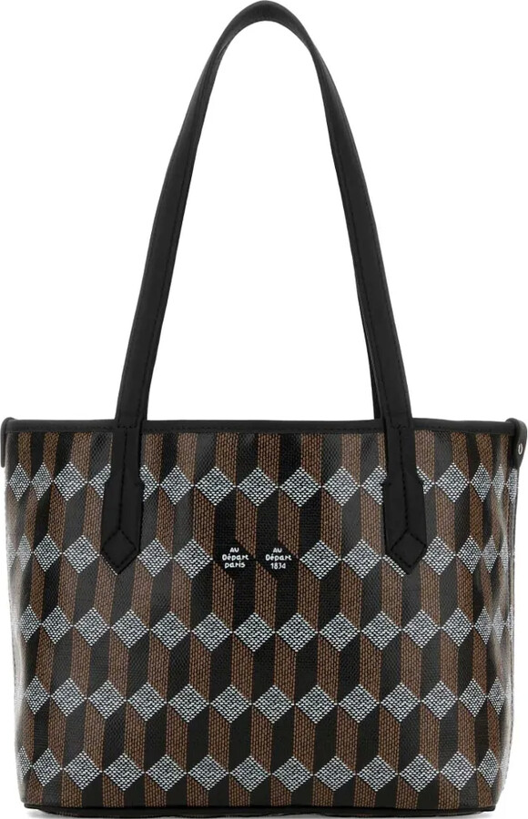 Au Départ N.28 printed shopping tote bag