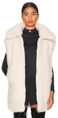 White Faux Fur Vest | ShopStyle