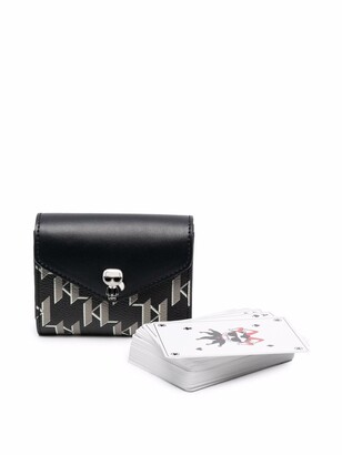 Karl Lagerfeld Paris K/Ikonik monogram card game