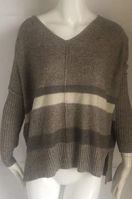 RD Style Beige V-Neck Sweater