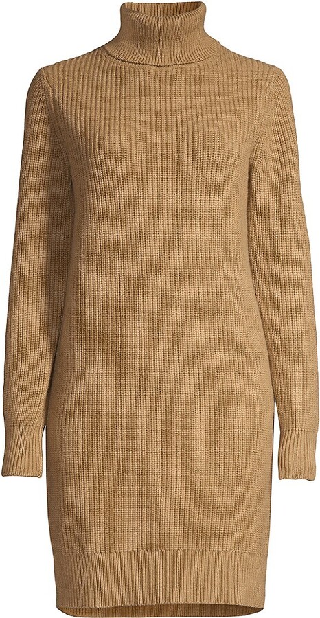 Louis Vuitton Navy Blue Wool/Cashmere Knit Turtleneck Sweater Dress Size S  - Yoogi's Closet