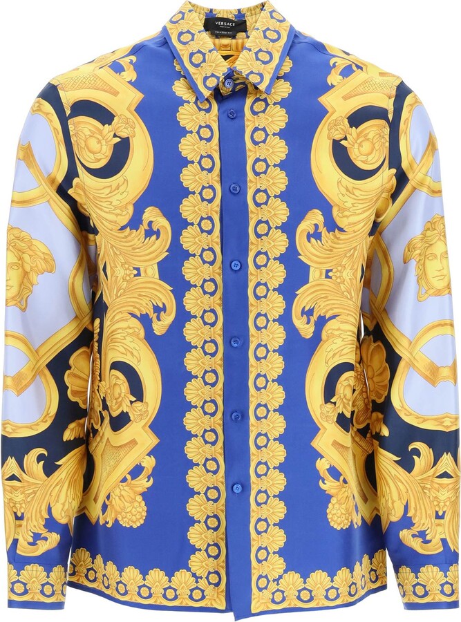Versace Barocco 660 Silk Shirt - ShopStyle