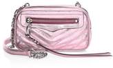 Thumbnail for your product : Rebecca Minkoff Metallic Leather Camera Bag