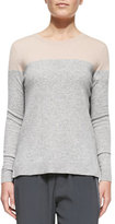 Thumbnail for your product : Vince Long-Sleeve Colorblock Sweater