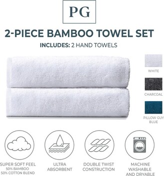 100% Cotton Medium Weight Floral Border 12 Piece Assorted Bathroom Towel  Set, Navy Blue - Blue Nile Mills : Target