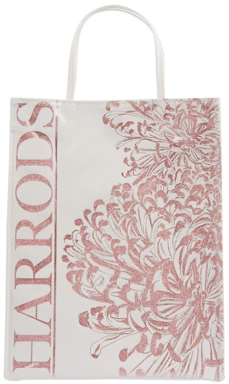 harrods pink tote bag