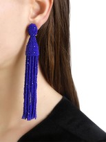 Thumbnail for your product : Oscar de la Renta Long Beaded Tassel Earrings