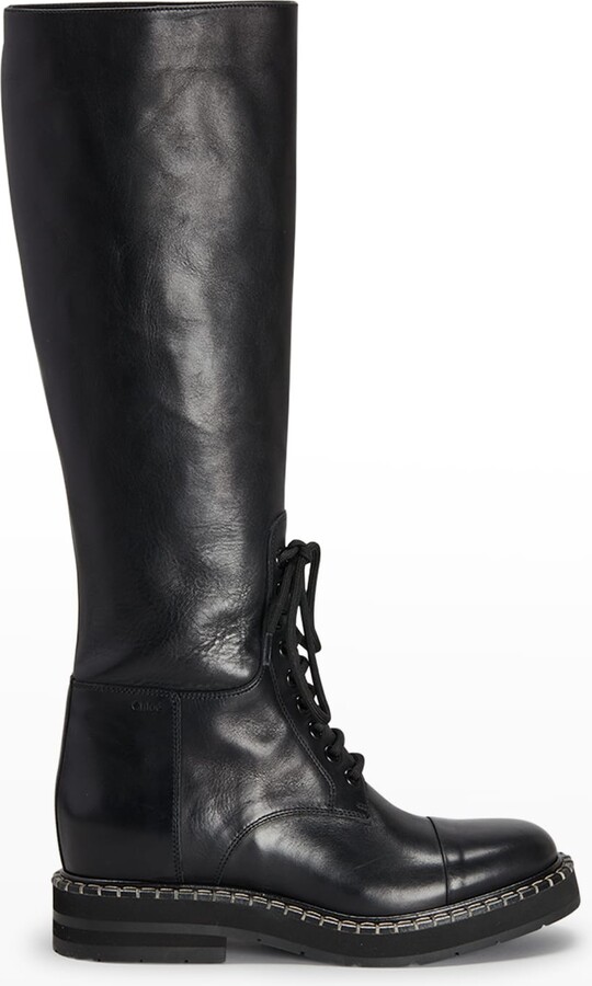Tall Lace Up Boots For Women | ShopStyle