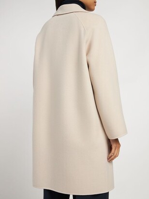 Weekend Max Mara Rivetto double breasted wool blend coat