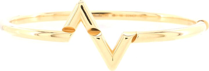 Louis Vuitton 2000s pre-owned Monogram crystal-embellished Bangle Bracelet  - Farfetch