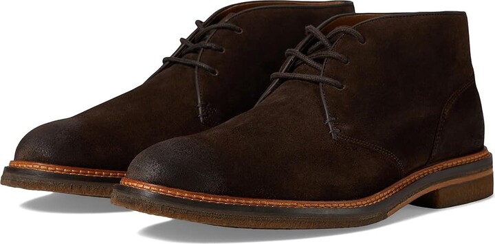 Johnston & Murphy Calder Chukka Men's Boots Brown Oiled Suede : 14 M (D), Leather