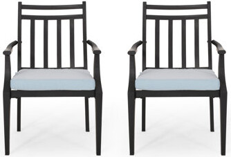 One Allium Way Durable Acacia Wood Dining Chairs Modern Rustic Style For Home