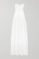 Thumbnail for your product : Ninety Percent Net Sustain Organic Cotton-jersey Maxi Dress - White