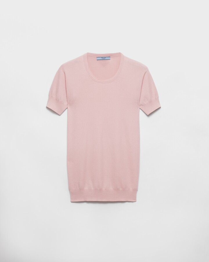 Prada Silk and cotton crew-neck sweater