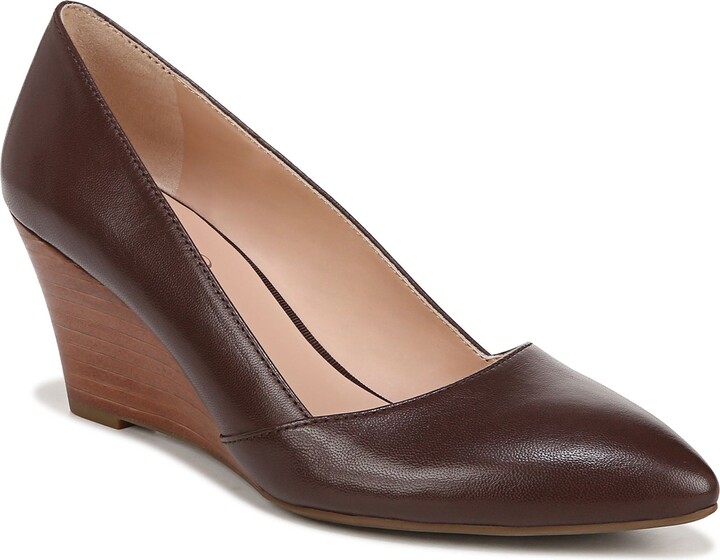 Franco Sarto Frankie Leather Wedge Pump