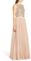 Thumbnail for your product : Adrianna Papell Women's Sequin Two Piece Gown